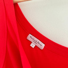 Load image into Gallery viewer, Michael Stars Coco One Shoulder Side Slit Bodycon Midi Dress in Salsa Red L