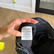 Load image into Gallery viewer, Agolde Lana Mid Rise Button-Fly Front Denim Straight Jeans Black 29