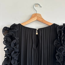 Load image into Gallery viewer, Hudson Gray Ruffles Pleated Mini Dress Black S