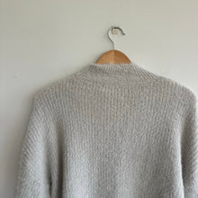 Load image into Gallery viewer, Crescent Plush Balloon Long Sleeve Sweater Gray M