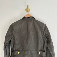 Load image into Gallery viewer, J. Crew The Downtown Field Zip Up Military Jacket Olive S