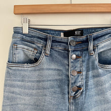Load image into Gallery viewer, Kut From The Kloth High Rise Distressed Button Fly Jeans Blue 0