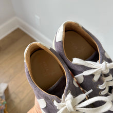 Load image into Gallery viewer, Veja Suede Logo Lace Up Low Top Sneakers Purple/Gray 5