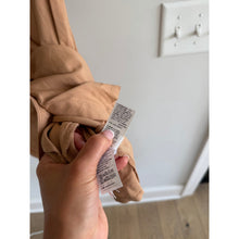 Load image into Gallery viewer, The Drop x Cella Jane Praline Gathered-Waist Mini Shirt Dress Brown L