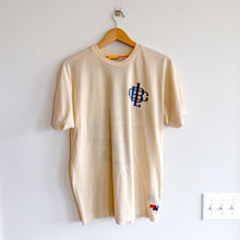 Load image into Gallery viewer, Aviator Nation Hunger Games Crew Tee Shirt Vintage White L