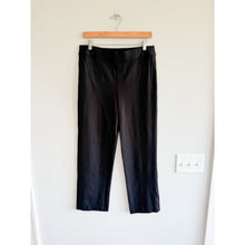 Load image into Gallery viewer, Z Supply Pull On High Rise Stretch Straight Leg Cropped Pants Black L
