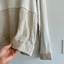 Load image into Gallery viewer, Beyond Yoga Cross Paths Loose Fit Pullover Sweatshirt Cream L