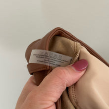 Load image into Gallery viewer, Commando Faux Leather 7/8 High Rise Casual Trouser Pants Cocoa Brown L