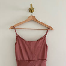 Load image into Gallery viewer, Revelry Skye Satin Cowl Neck Sleeveless Front Slit Maxi Dress 0