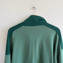 Load image into Gallery viewer, Free People Colorblock Snap Front Pullover Sweatshirt Green S