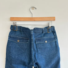 Load image into Gallery viewer, Anthropologie Pilcro Buckle Back Denim Trouser Pant 27