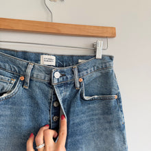 Load image into Gallery viewer, Citizens Of Humanity Jolene High Rise Button-Fly Cropped Straight Jeans Blue 26