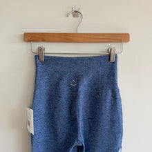 Load image into Gallery viewer, Beyond Yoga Spacedye Tri-Panel High-Waisted Midi Activewear Leggings Blue S NWT