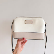 Load image into Gallery viewer, Kate Spade Bay Street Minimal Classic Chic Leather Crossbody Bag White