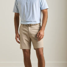 Load image into Gallery viewer, Peter Millar Salem Performance Golf Zip Front Chino Shorts Cream 38