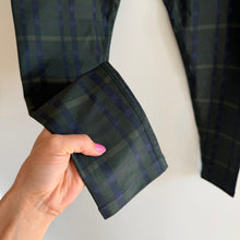 Load image into Gallery viewer, Beyond Yoga SoftMark High Waisted Midi Legging Dark Olive Preppy Plaid L