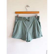 Load image into Gallery viewer, All In Motion Mid Rise Woven Drawcord Waist Activewear Shorts Green S