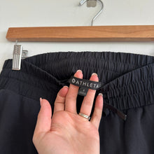 Load image into Gallery viewer, Athleta Excursion Pull On Side Pocket Mini Skort Black S