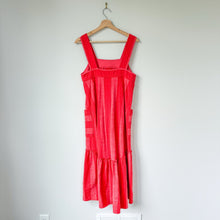 Load image into Gallery viewer, Anthropologie Maeve Tonal Striped Sleeveless Pocket Midi Dress XS