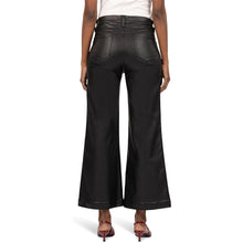 Load image into Gallery viewer, KUT From The Kloth Meg Fab Ab Wide Leg High Rise Faux Leather Pants Black 12