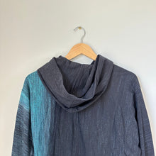 Load image into Gallery viewer, Lululemon Varsa Lab Ombre Hoodie Pullover Aurora Glow Jacquard Black Navy S