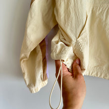 Load image into Gallery viewer, Joy Lab Pullover Hooded 1/2 Zip Cropped Windbreaker Jacket Yellow S