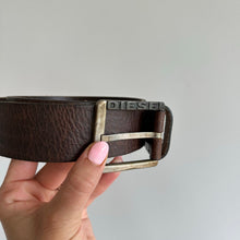 Load image into Gallery viewer, Vintage DIESEL Leather Belt 32" Brown
