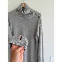 Load image into Gallery viewer, Zadig & Voltaire Alma Knit Turtleneck Long Sleeve Pullover Sweater Gray L
