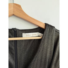 Load image into Gallery viewer, Bishop + Young Pandita Metallic Belted Wide Leg Jumpsuit S NWT