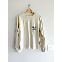 Load image into Gallery viewer, Chubbies The Saturday Driver Long Sleeve Pocket T-Shirt Cream S NWT