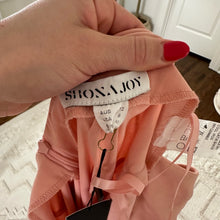 Load image into Gallery viewer, NWT Shona Joy Core Lace Up Cowl Maxi Dress in Dusty Pink 12
