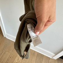 Load image into Gallery viewer, Michael Stars Wren Ruched Side Bodycon Ribbed Dress Topiary Green M