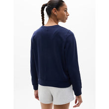 Load image into Gallery viewer, Athleta Retroterry Crew Neck Long Sleeve Pullover Sweatshirt Blue XS