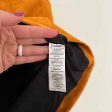 Load image into Gallery viewer, French Connection Faux Suede Lined Casual Mini Skirt Orange 2