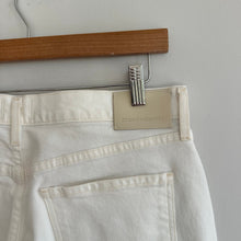 Load image into Gallery viewer, Citizens of Humanity Charlotte Crop High Rise Straight Jeans White 30