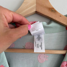 Load image into Gallery viewer, Hanna Andersson Peppa Pig Short Sleeve HannaSoft Pajama Top Green L