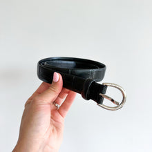 Load image into Gallery viewer, Brooks Brothers 346 Genuine Leather Belt Black M