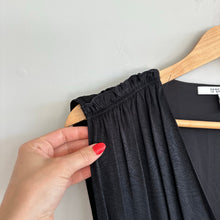 Load image into Gallery viewer, Derek Lam 10 Crosby Pleated V-Neck Sleeveless Jumpsuit Black 2