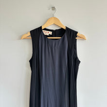 Load image into Gallery viewer, MARNI Colorblock Sleeveless Crew Neck Mini Shift Dress Black 38
