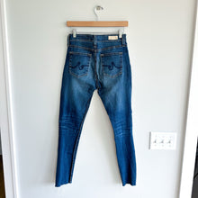 Load image into Gallery viewer, AG Adriano Goldschmied The Farrah High Rise Ankle Skinny Jeans Blue 28