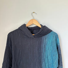 Load image into Gallery viewer, Lululemon Varsa Lab Ombre Hoodie Pullover Aurora Glow Jacquard Black Navy S