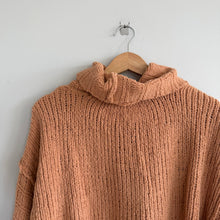 Load image into Gallery viewer, Free People Camel Be Yours Chunky Knit Slouchy Pullover Sweater Brown S