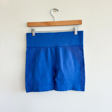 Load image into Gallery viewer, SET Sculptflex Pull On Lightweight High Rise Activewear Shorts Blue XL