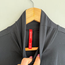 Load image into Gallery viewer, Spanx Suit Yourself Ribbed Turtleneck Long Sleeve Bodysuit Classic Black L NWT