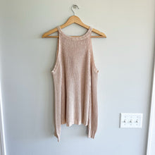 Load image into Gallery viewer, Rails Mika Cold Shoulder Pullover Sweater Blush Pink L NWT