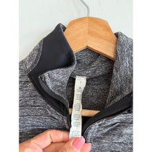 Load image into Gallery viewer, Lululemon Run Your Heart Out 1/2 Zip Colorblock Pullover Sweatshirt Gray 2