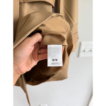 Load image into Gallery viewer, Express Double-Breasted Belted Outdoor Casual Trench Coat Brown M NWT