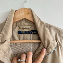 Load image into Gallery viewer, Polo Golf Ralph Lauren Oversized Logo Zip Up Vest Tan