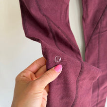 Load image into Gallery viewer, Lululemon Wunder Under Pant (Stripes) *Cotton Heathered Wine Berry 6
