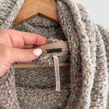 Load image into Gallery viewer, Free People Bff Loopy-Knit Cowl Neck Pullover Sweater Beige S
